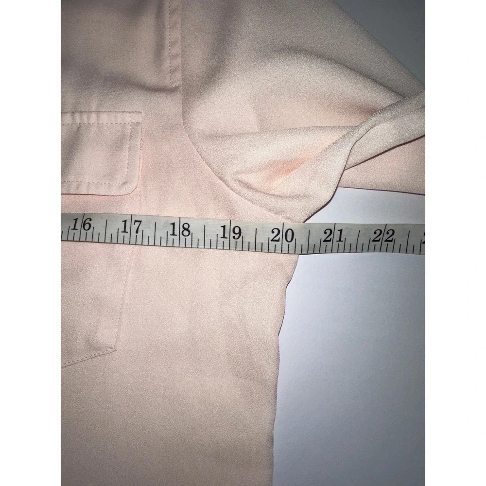 J.Crew Women's Sheer Long‎ Sleeve Button Down Shirt Size 8